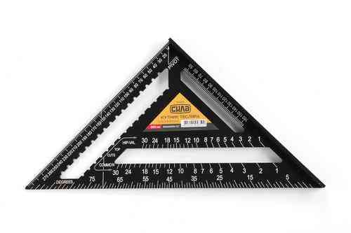 Угольник плотника алюминиевый Swanson 12'' (300мм) СИЛА Ровно