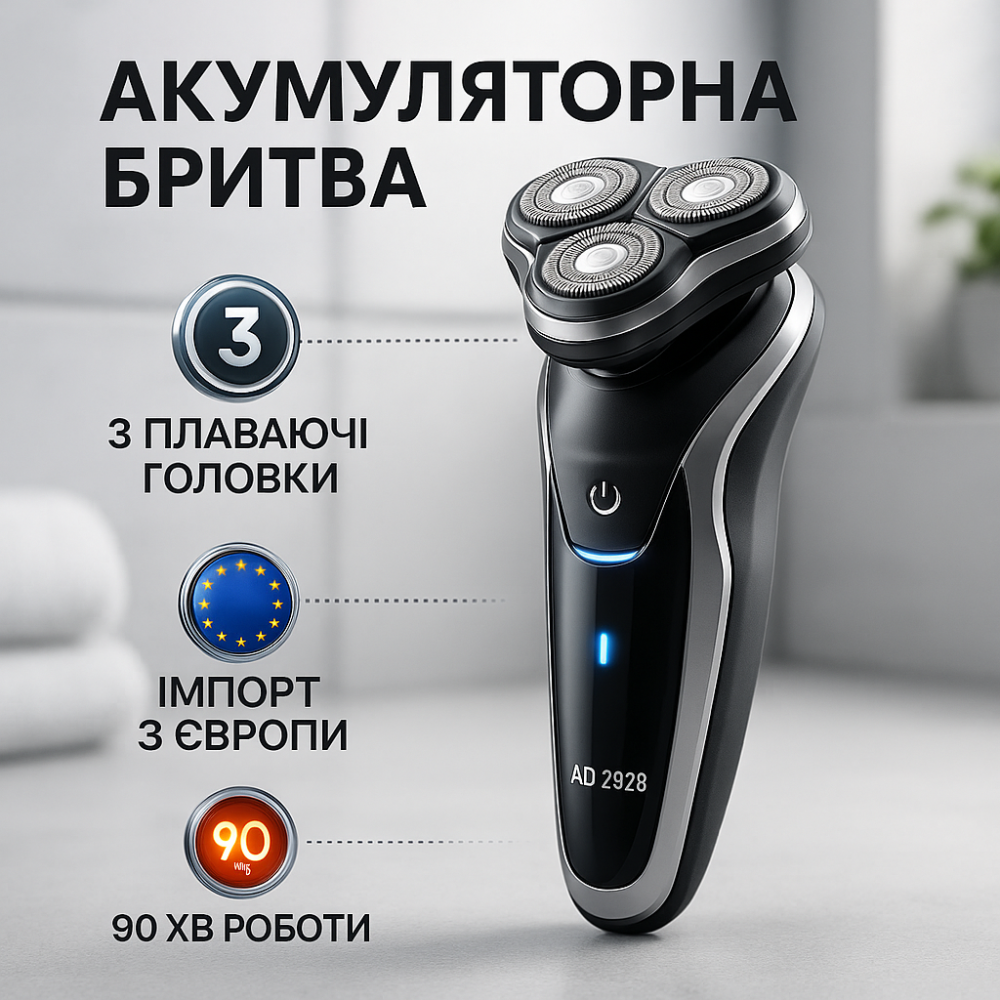 Дорожная электрическая бритва для мужчин, Профессиональная электробритва бритва для бороды OE-11 Львов - изображение 10