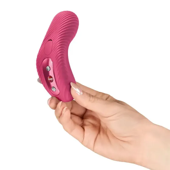 Накладний вібратор Fun Factory LAYA III Raspberry, ефект постукування пальцем Львов