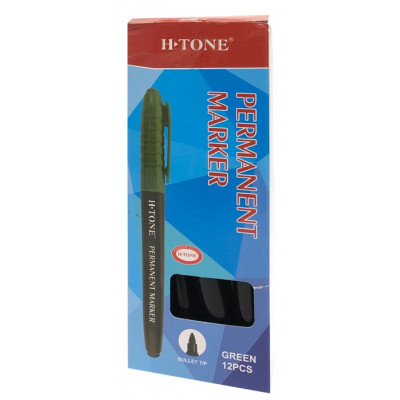 Маркер H-Tone водостойкий 1-2 мм, зеленый (MARK-PER-HTJJ205330G) Винница - изображение 3