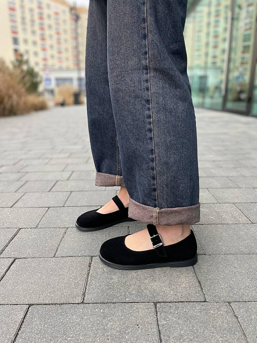 MOD GAR Лофери жіночі MOD GAR 9764 чорні (весна-осінь, замша натуральна) (5807) Коломыя - изображение 4