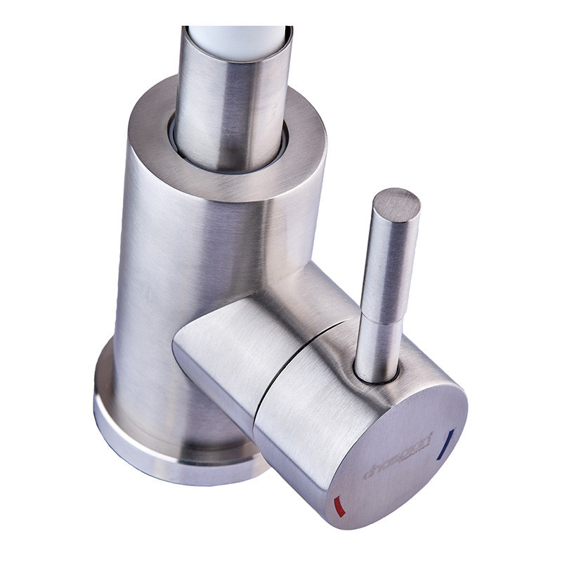 Кухонний змішувач Champion SUS-011 з силіконовим виливом, нержавіюча сталь Refl.White (CH0331) Харків - фото 3