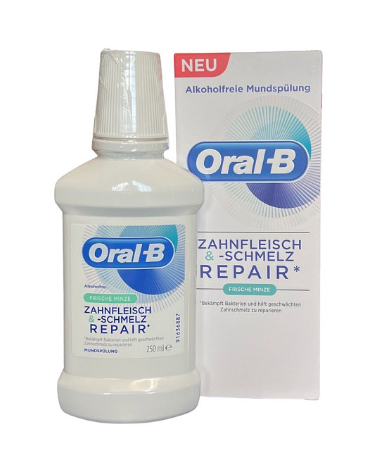 Oral-B Ополіскувач для ротової порожнини 250 мл Zahnfleisch & Schmelz Repair (Відновлення ясен та ем Виноградов - изображение 3