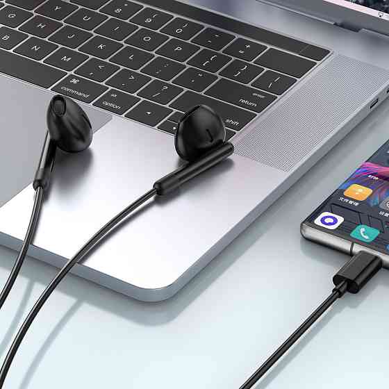 Навушники дротові WIWU EB314 Wired Earphone (Type-C) Black Одеса