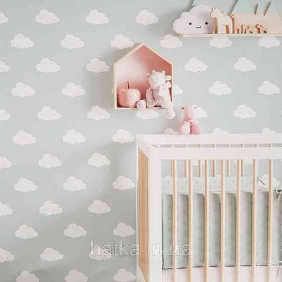 Шпалери флізелінові Decoprint 21114 Sweet Dreams дитячі хмари 0,53x10,05 м Київ