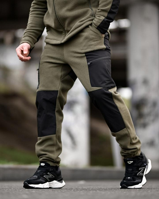 Флісовий спортивний тактичний костюм TARANTUL oliva/black Т46552 Одеса - фото 7