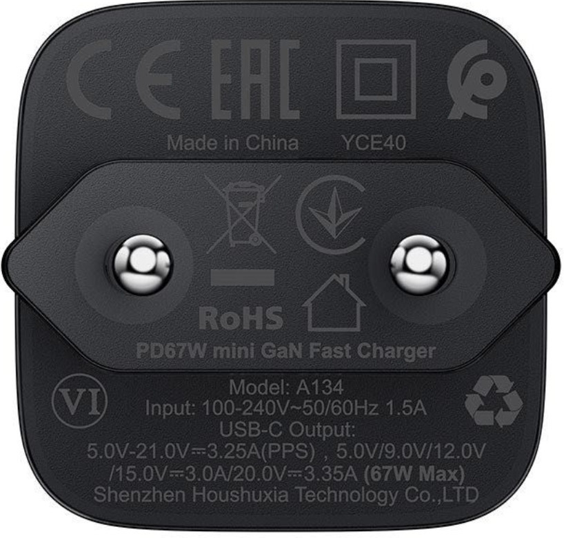 Зарядка ACEFAST A134 67W GaN PPS! USB-C швидка. Харків - фото 5