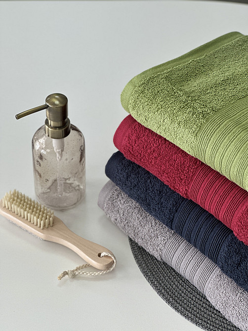 Подарочный набор полотенец Индия 50х90 см + 70х140 см, 100% хлопок Черновцы - изображение 7