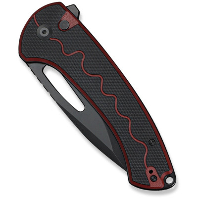 Нож Sencut Squiggy, Burgundy/Black G10, Darkwash (S24082A-3) Винница - изображение 6