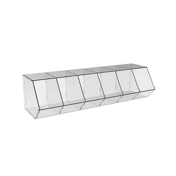 Диспенсер EKOSTAR 580х180х150мм для мармеладів, снеків, горіхів 6 комірок Київ