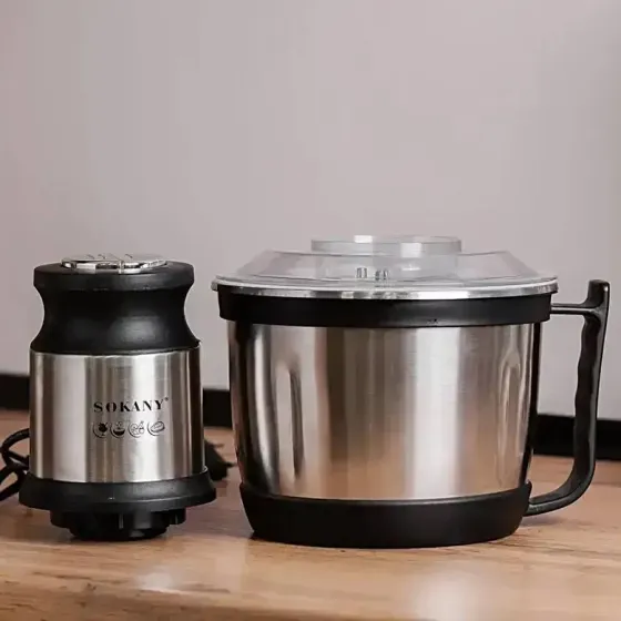 Измельчитель-блендер-чоппер SK-7027, 800 Вт, чаша 3 л, нержавеющая сталь, 4 ножа Одесса