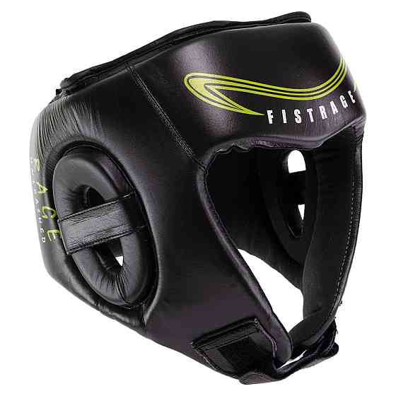 Шолом боксерський відкритий шкіряний FISTRAGE-8497 S-XL Шоломи для боксу та єдиноборств Київ