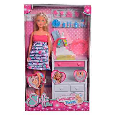 Кукла Simba Штеффи Беременная двойней с младенцами и аксессуары (5733333) Винница