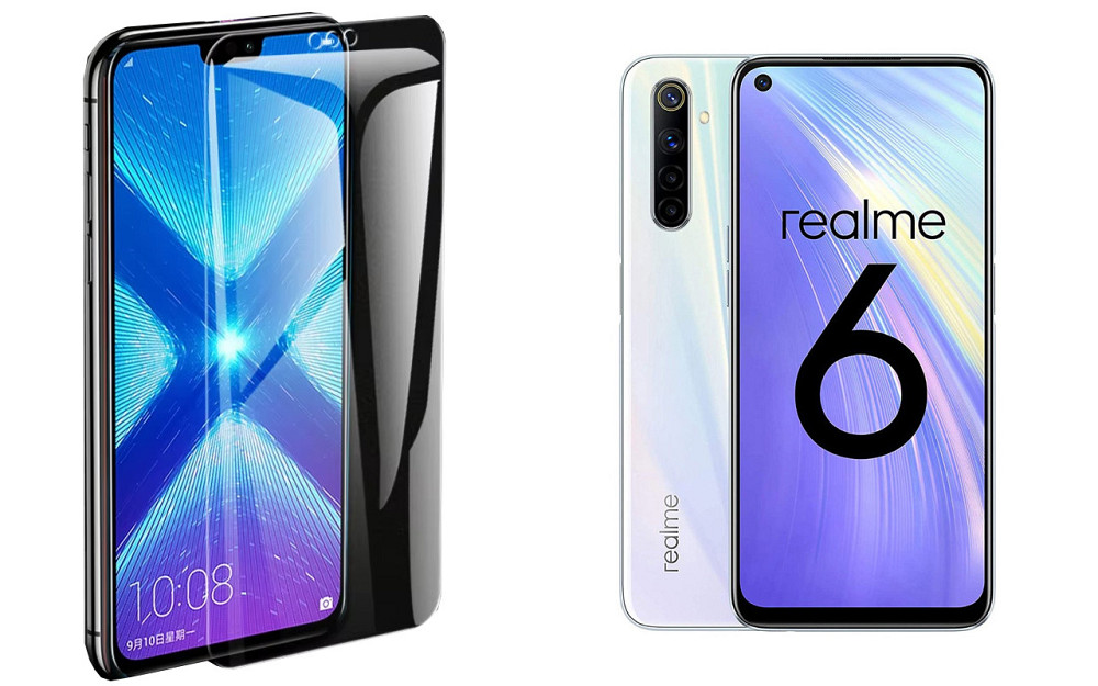 Защитное стекло NeoGlass для Realme 6, Realme 6i, Realme 6s, Realme 6 Pro – ультрапрозрачное и устойчивое Киев - изображение 2