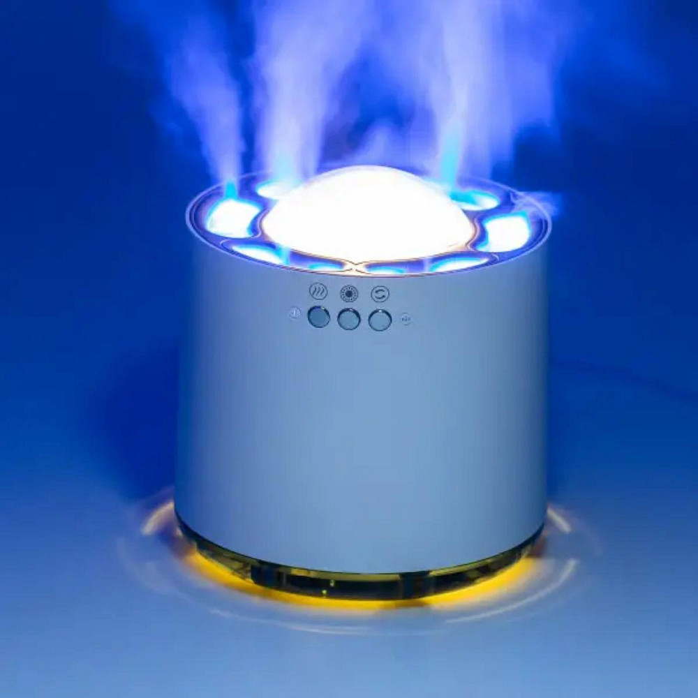 Увлажнитель воздуха с RGB-подсветкой и синхронизацией с музыкой 800 мл, белый HPKP6262 Киев - изображение 2