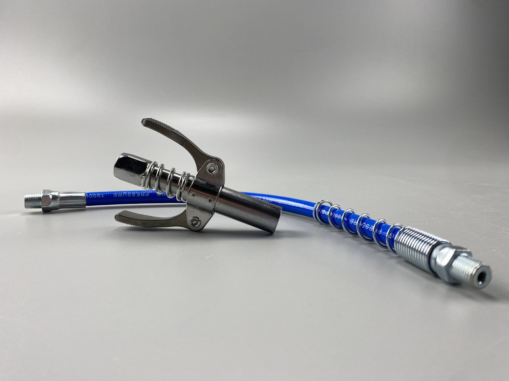 Головка шприца мастила Germany Quality під М6/М8/М10/М12/М14 пряма маслянка + шланг із пружиною Мукачево - фото 5