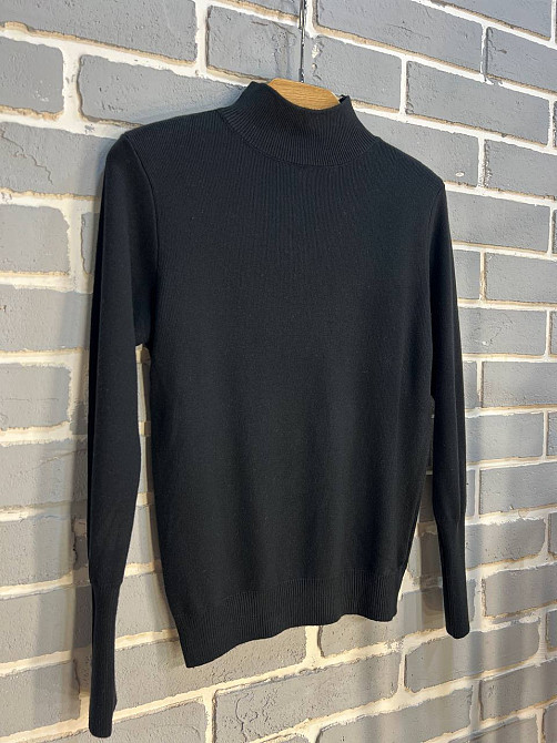 Свитер женский водолазка гольф базовый A-N 5688, черный, 42-46 Одесса - изображение 3