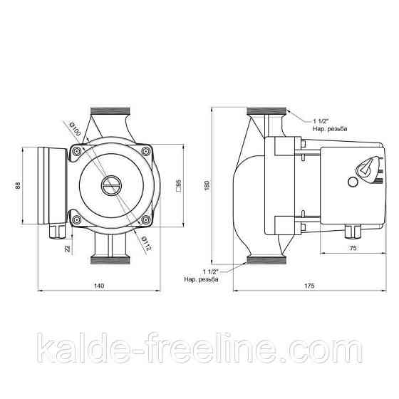 Насос циркуляційний Thermo Alliance LPS 25/80/180 Харків