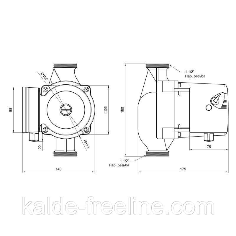 Насос циркуляційний Thermo Alliance LPS 25/80/180 Харків - фото 2