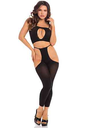 КОМПЛЕКТ ROAD TRIP 2PC HOTPANT SET BLACK, OS Sex Aura Київ