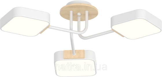 Люстра VALESO XI3356-3 білий+дерево Київ