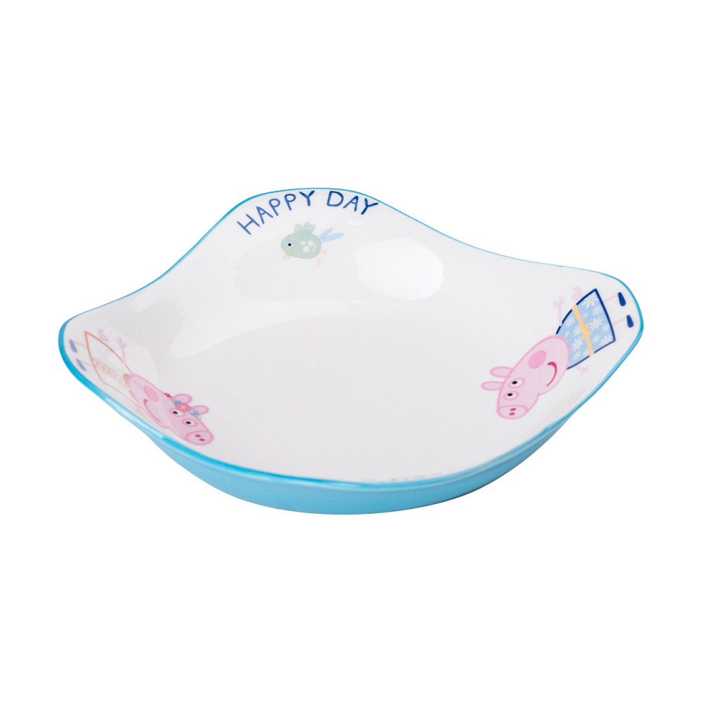 Yiwu порцелянова глибока глибока квадратна тарілка для дітей 350 мл HP-15-16 Киев - изображение 2