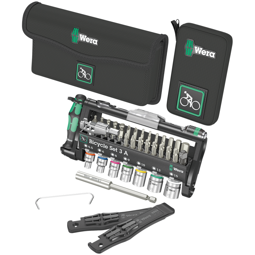 Набір торцевих головок і біт з тріскачкою Wera 1/4" 40од. 05004183001 Одеса - фото 2