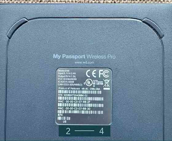 Жёсткий Диск WD My Passport Wireless Wi-Fi / SD- Card Киев