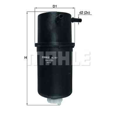 Фільтр паливний Mahle KL787 Вінниця
