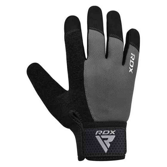 Рукавички для фітнесу RDX W1 Full Finger Plus Grey L Каменское