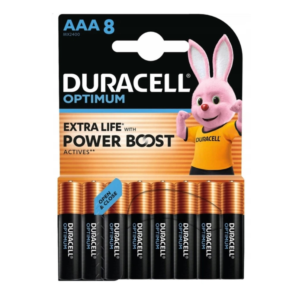 Батарейка Duracell LR3/AAA OPTIMUM (8шт) Київ - фото 1