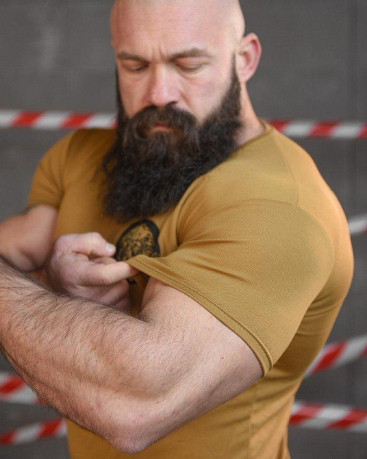 Тактична терморегулююча футболка SABUR дива кайот ВТ6566 Одеса - фото 6