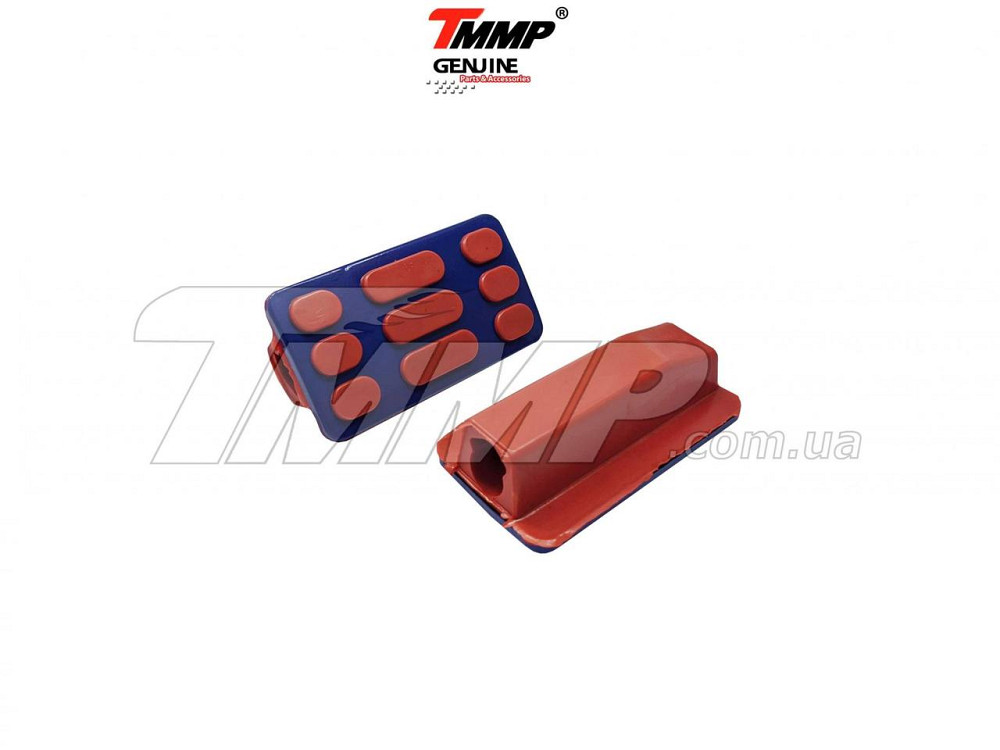 Резинки подножек водителя Delta (красные с синей вставкой mod:2) Мукачево - изображение 1