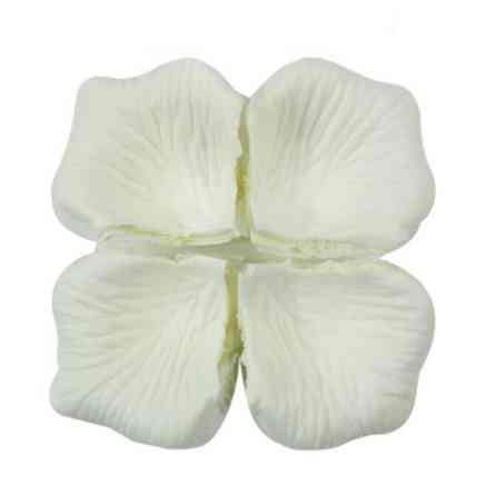 Штучні пелюстки троянд 200 штук 45 на 45 мм бежевий Київ