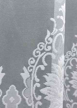 Тюль VR-Textil 1262т Жакард Білий 400х270 см (42-1191) Київ