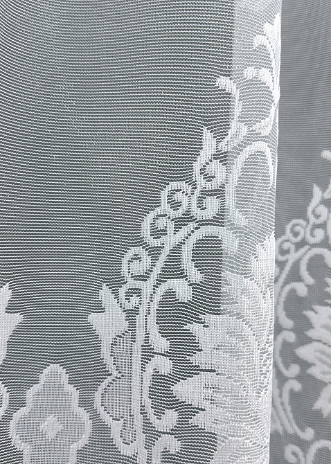 Тюль VR-Textil 1262т Жакард Білий 400х270 см (42-1191) Київ - фото 6