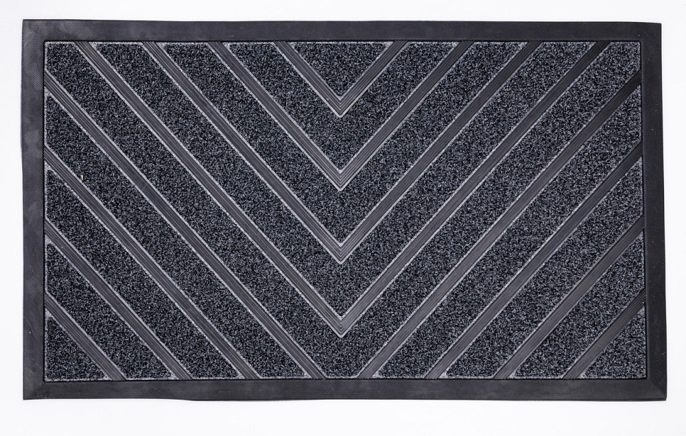 Коврик противоскользящий с рельефным рисунком 75×45 см серый HP-47-4G Киев - изображение 1