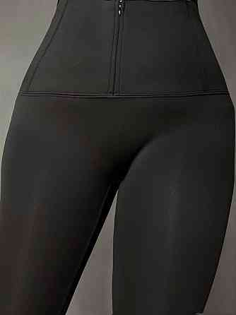 Лосины женские Bocska 2806 утепленные на меху с корсетом черные, черный, 2XL Киев