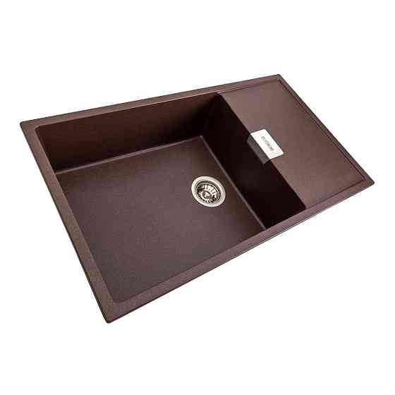 PLATINUM Гранітна мийка для кухні Platinum 8650 DIAMOND матова (мокко) Київ