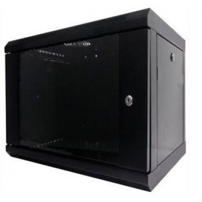 Шафа настінна Hypernet 9U 19&quot; 600x450 (WMNC-9U-FLAT-BLACK) Вінниця - фото 1