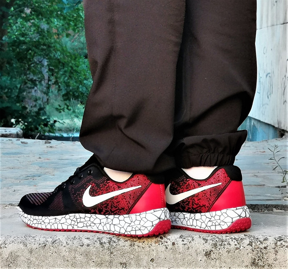 Кросівки Nike Чорні Чоловічі Найк Червоні (розміри: 41,42,43,44,45) Дніпро - фото 6