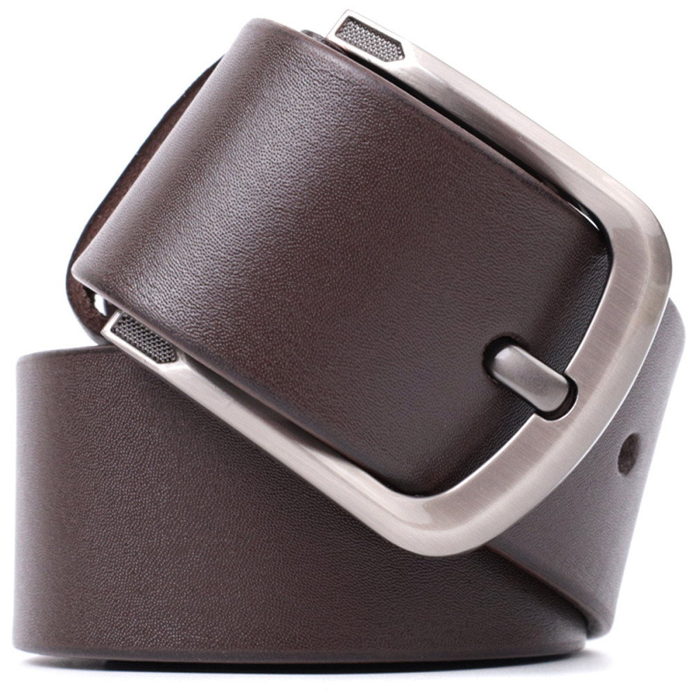 Стильний чоловічий ремінь із натуральної шкіри Vintage 20805 Коричневий Київ - фото 6