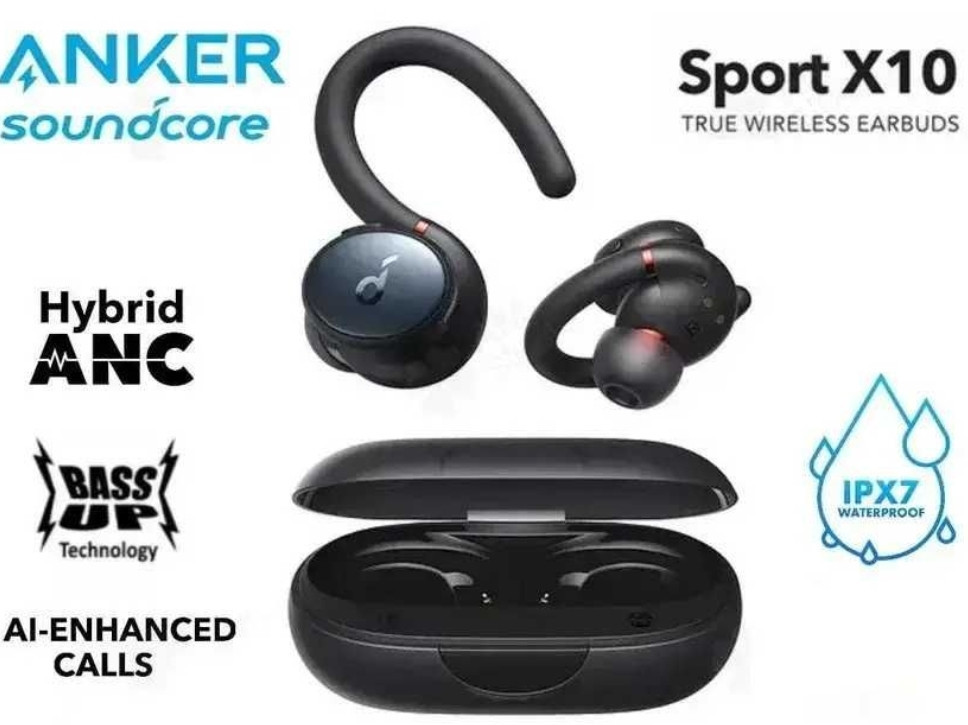 Наушники Anker SoundCore Sport X10. IPX7 .Шумодав. Киев - изображение 4