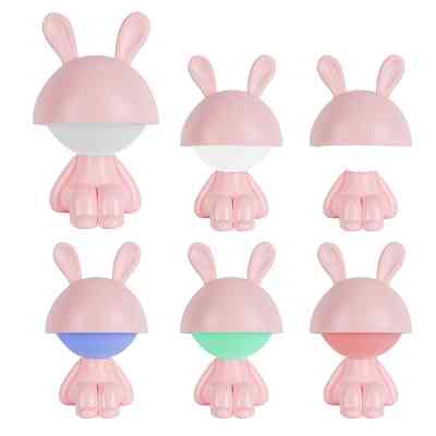 Нічник Kite Світильник LED з акумулятором Cute Bunny, рожевий (K25-316-1-2) Вінниця