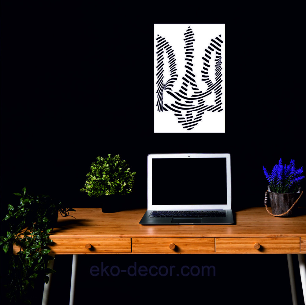 Декоративне настінне Панно «Герб України», Декор на стіну Київ - фото 1