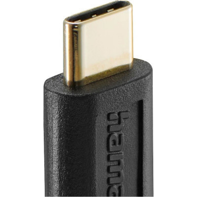Дата кабель USB-C to USB-C 1.5m Black Hama (00086409) Винница - изображение 3