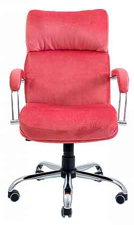 Офисное Кресло Руководителя Richman Dakota Lounge Coral Хром М3 MultiBlock Алый Киев