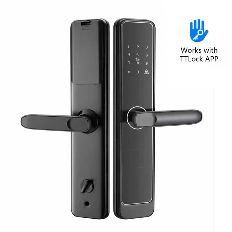 Умный дверной замок кодовый, Wi-Fi с отпечатком пальца и ключ-картой,KHS-K15 Каменец-Подольский - изображение 2