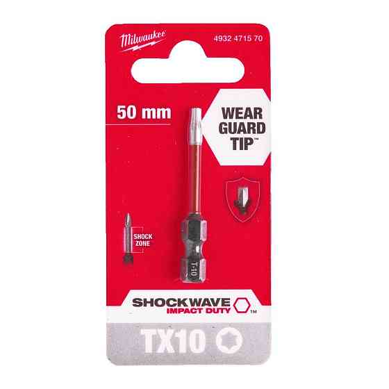 Біта SHOCKWAVE MILWAUKEE, TX10, 50мм (1шт) Одеса