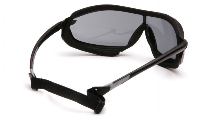 Окуляри захисні з ущільнювачем Pyramex XS3 Plus (gray) Anti-Fog, чорні Запоріжжя - фото 4
